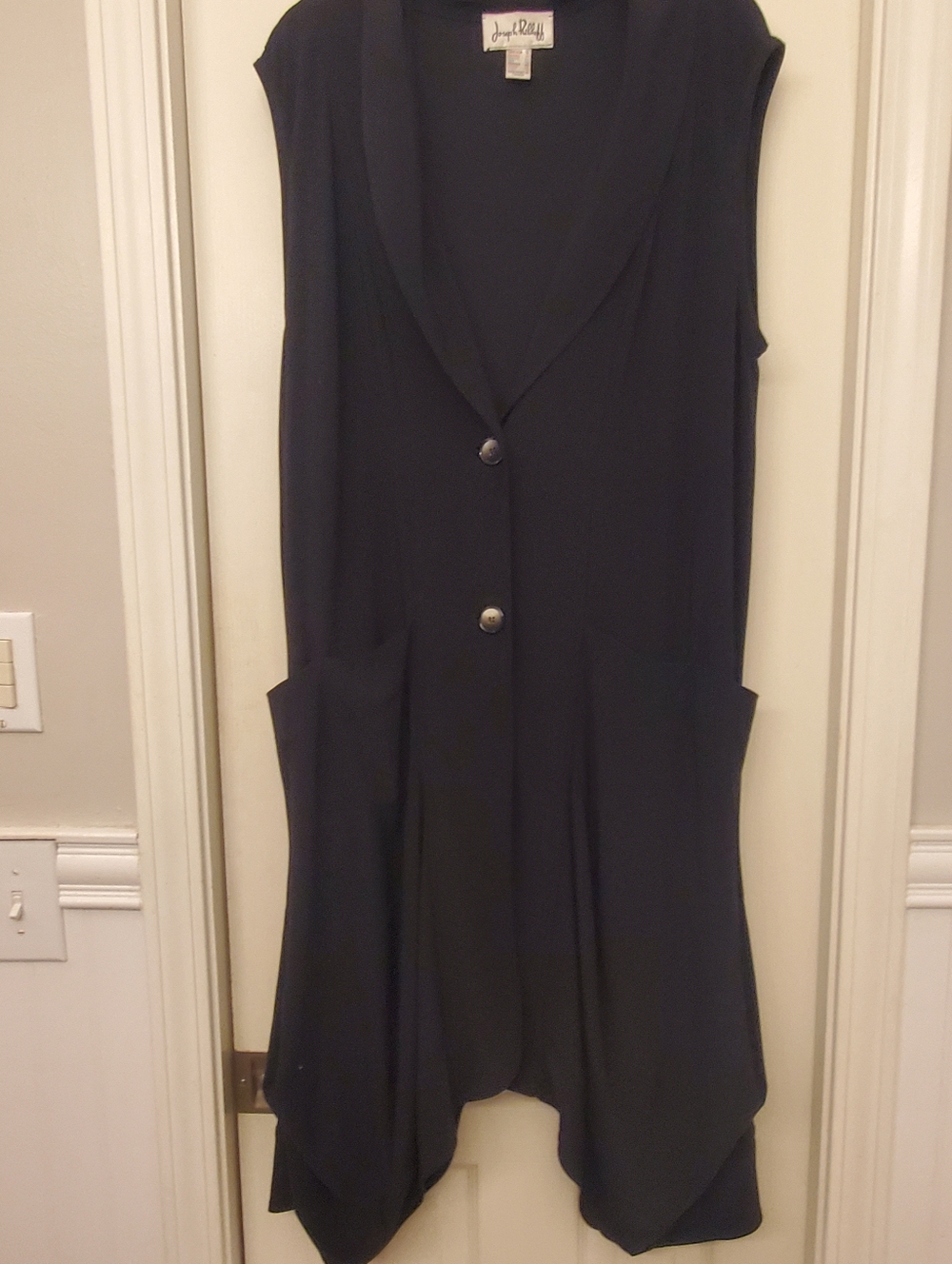 Joseph Ribkoff Sleeveless Duster Vest Size 12